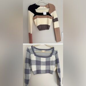 Altar'd State Small Crop Sweater Bundle new with tags
